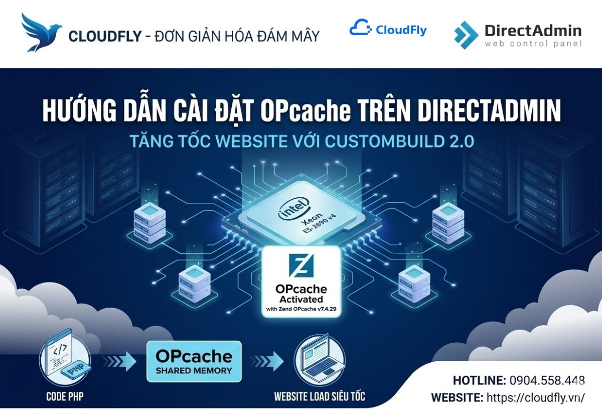 Hướng dẫn Cài đặt OPcache trên DirectAdmin với CustomBuild 2.0