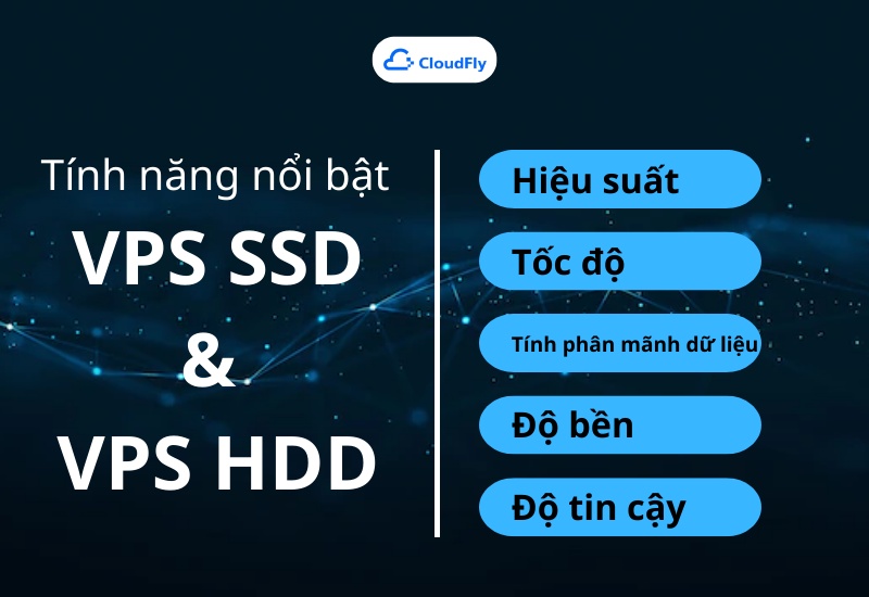 Những tính năng nổi bật của VPS SSD so với VPS HDD