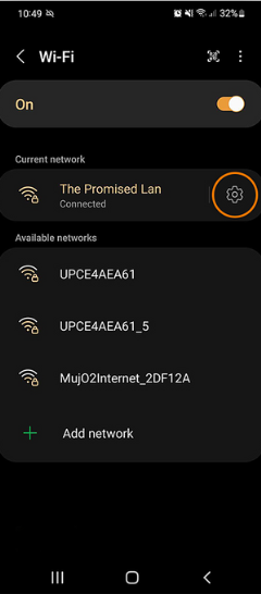 cách cài đặt dns cho router trên điện thoại android 2