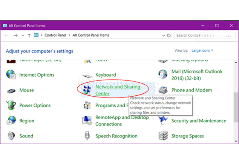 cách cài đặt dns cho router trên windows 1