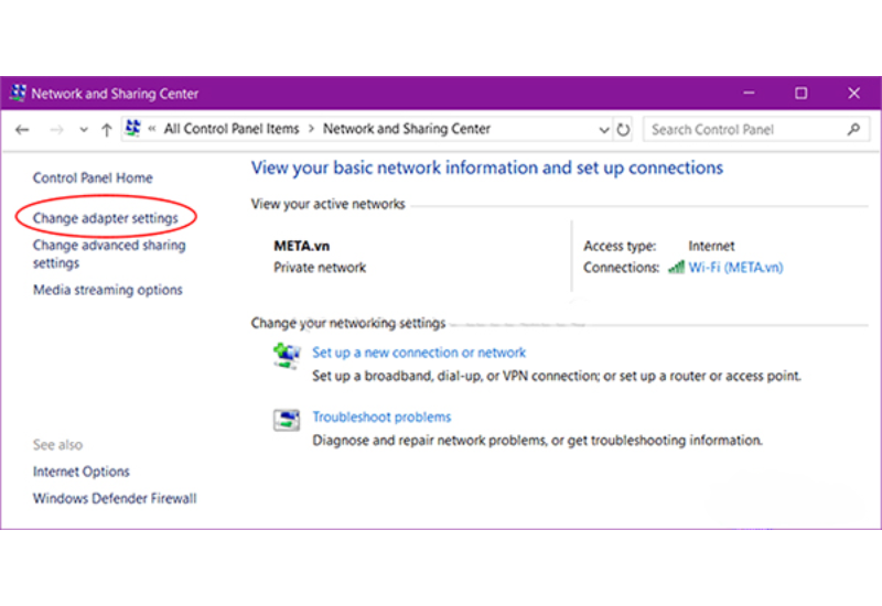 cách cài đặt dns cho router trên windows 2