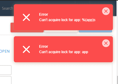 cách sửa lỗi can't acquire lock for app khi sửa app nodejs trên hosting