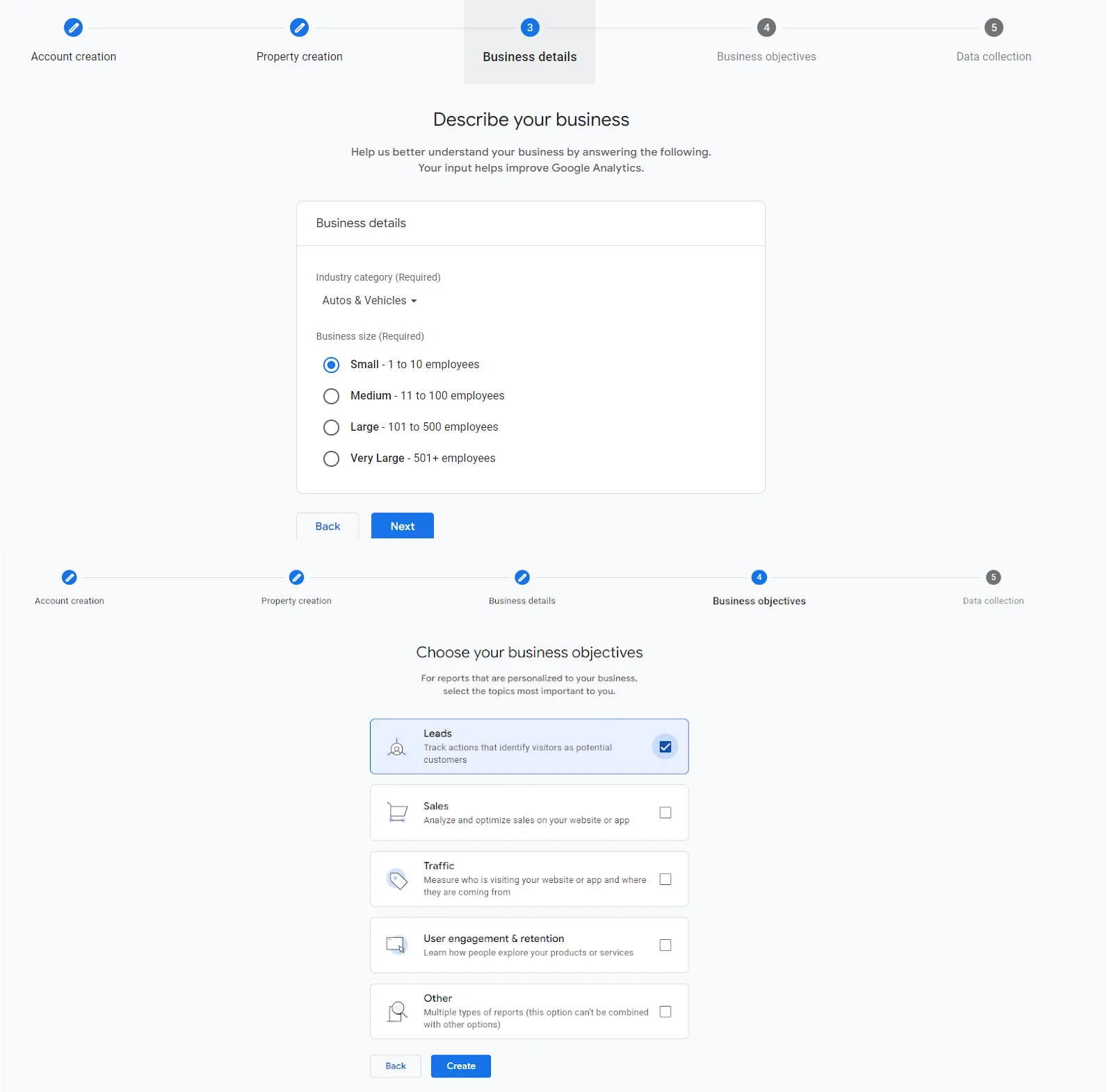 cách tạo tài khoản google analytics 3