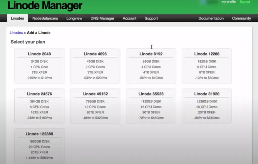 cách tạo vps linode