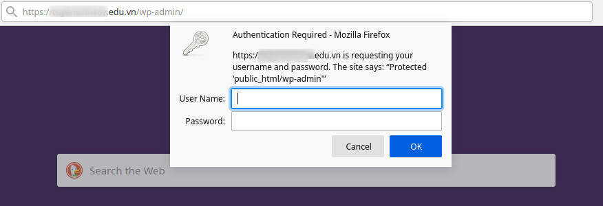 cài đặt password protect bảo mật wordpress