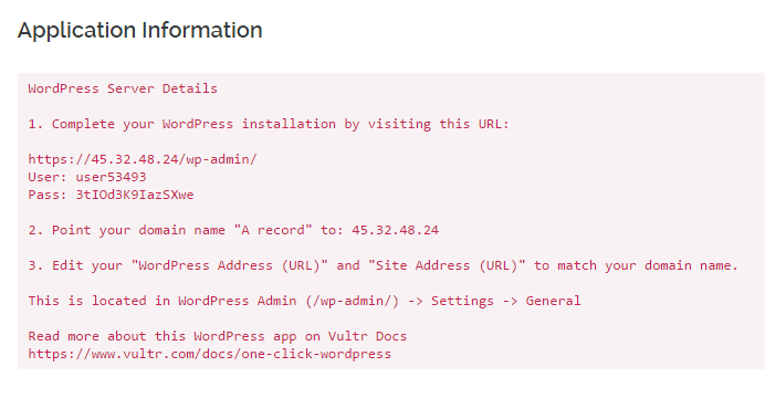 cài wordpress trên vps vultr