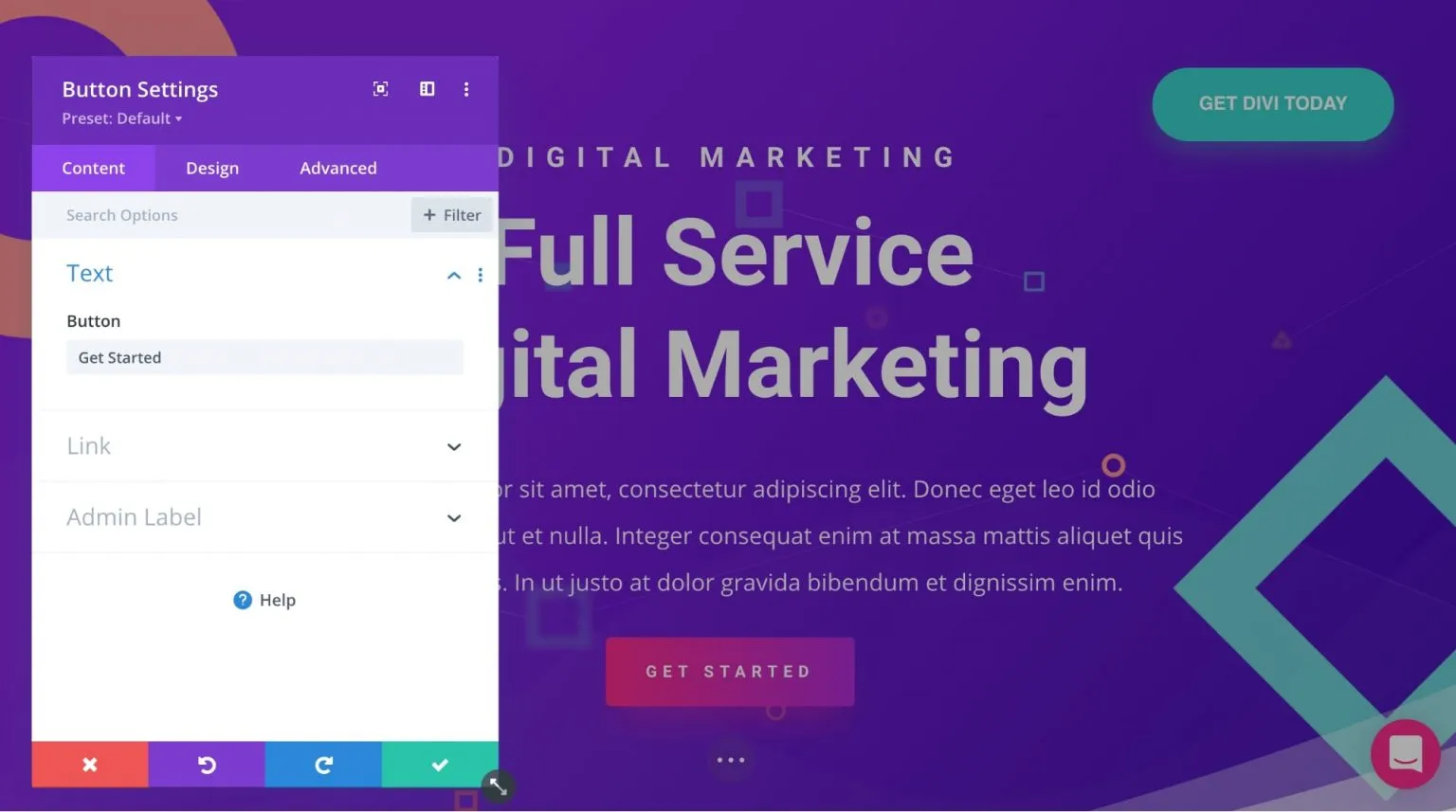 chỉnh sửa giao diện wordpress với divi builder