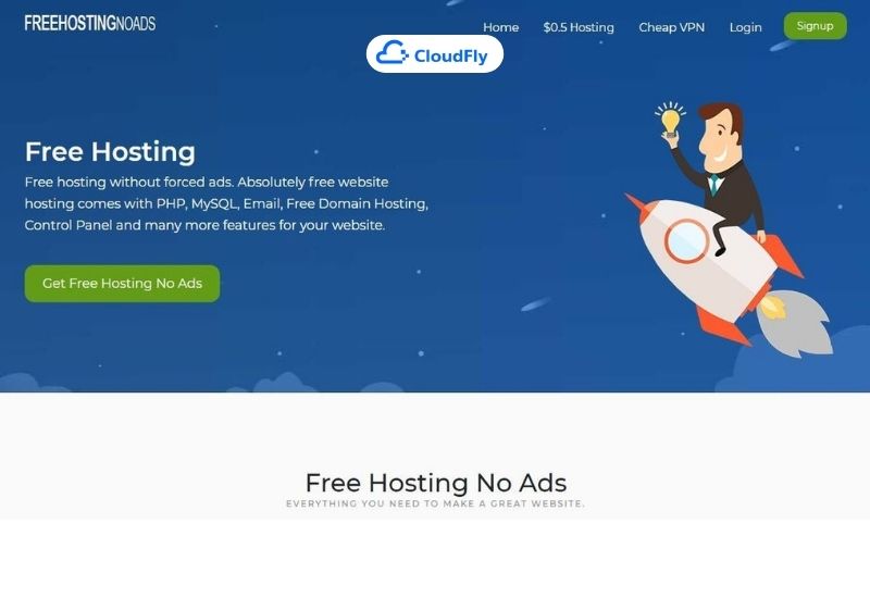 dịch vụ hosting free trọn đời freehostingnoads