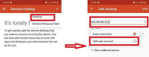điều khiển vps bằng điện thoại