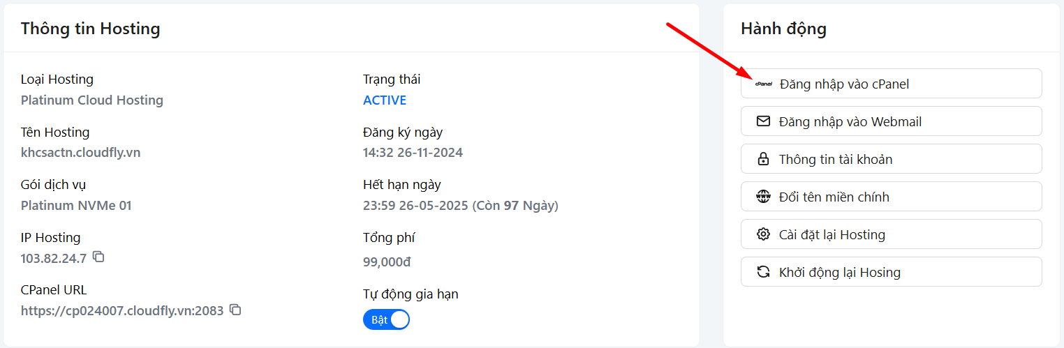 hướng dẫn add ip remote mysql trên hosting cpanel 1