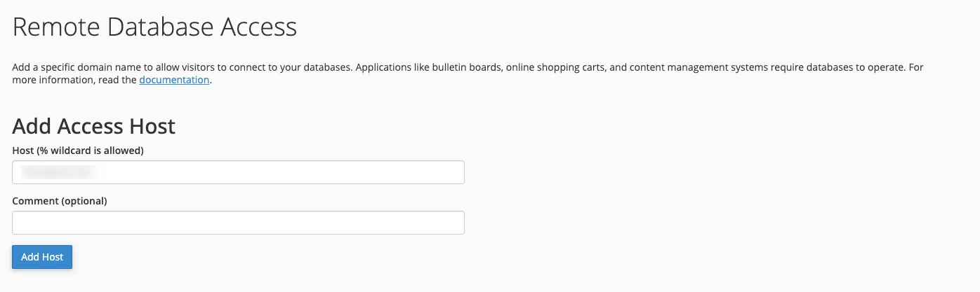 hướng dẫn bật remote database trên cpanel 2