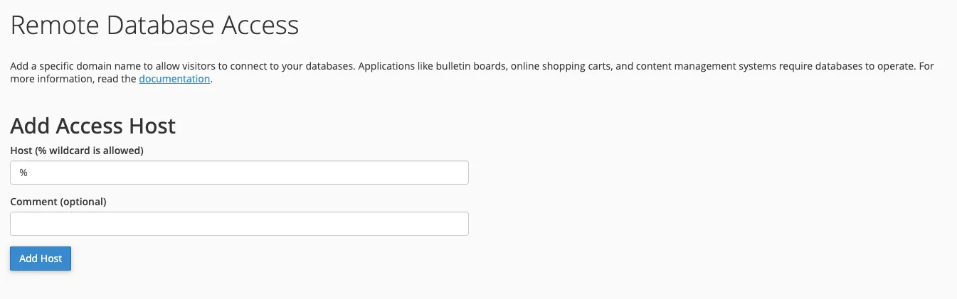 hướng dẫn bật remote database trên cpanel 3