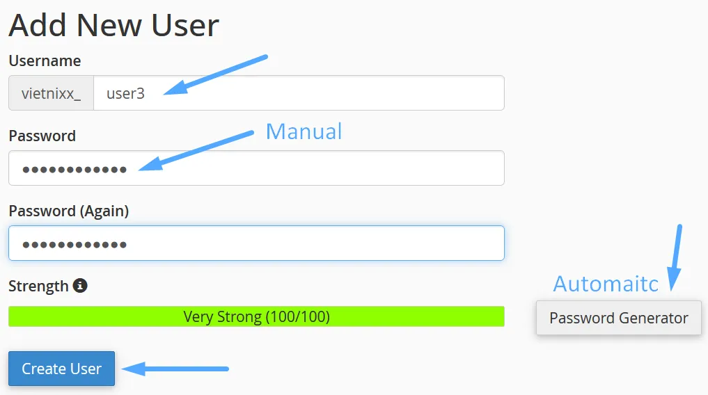 hướng dẫn các bước import database trên hosting cpanel 3