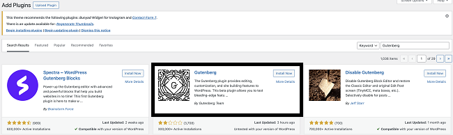 hướng dẫn cách cài đặt blocks editor gutenberg wordpress