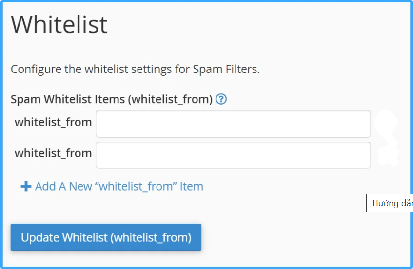 hướng dẫn cách sử dụng spam filters trên cpanel 11