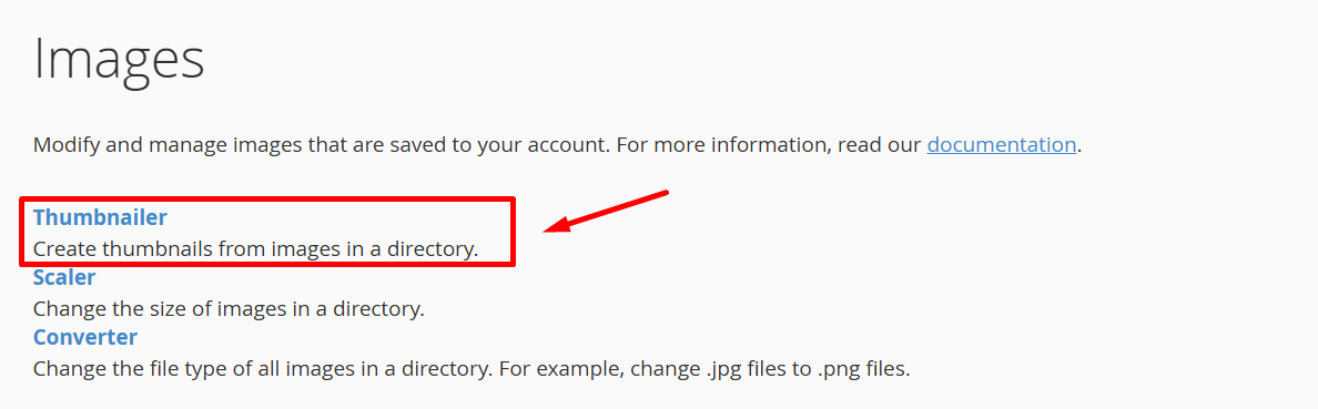 hướng dẫn cách tạo thumbnail image trên cpanel 3