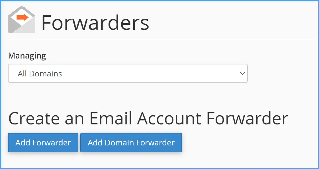 hướng dẫn cấu hình email forwarders trên cpanel 3