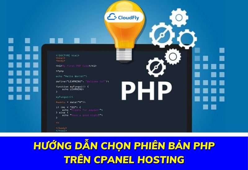 hướng dẫn chọn phiên bản php trên cpanel hosting