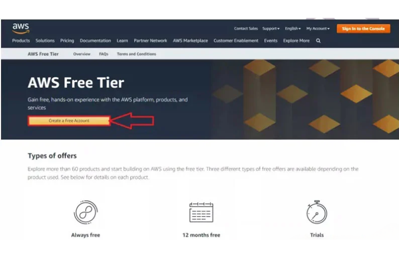 hướng dẫn đăng ký tài khoản amazon vps hosting 1