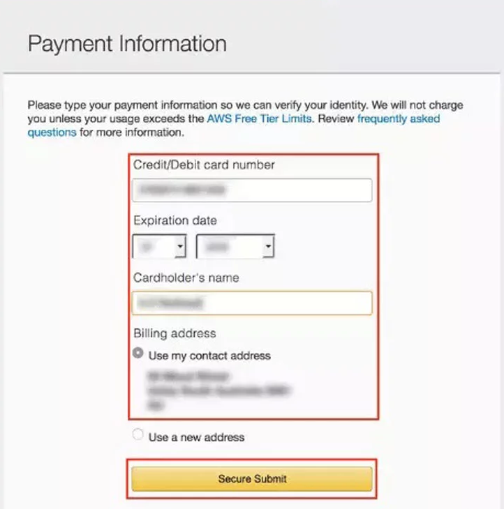 hướng dẫn đăng ký tài khoản amazon vps hosting 4