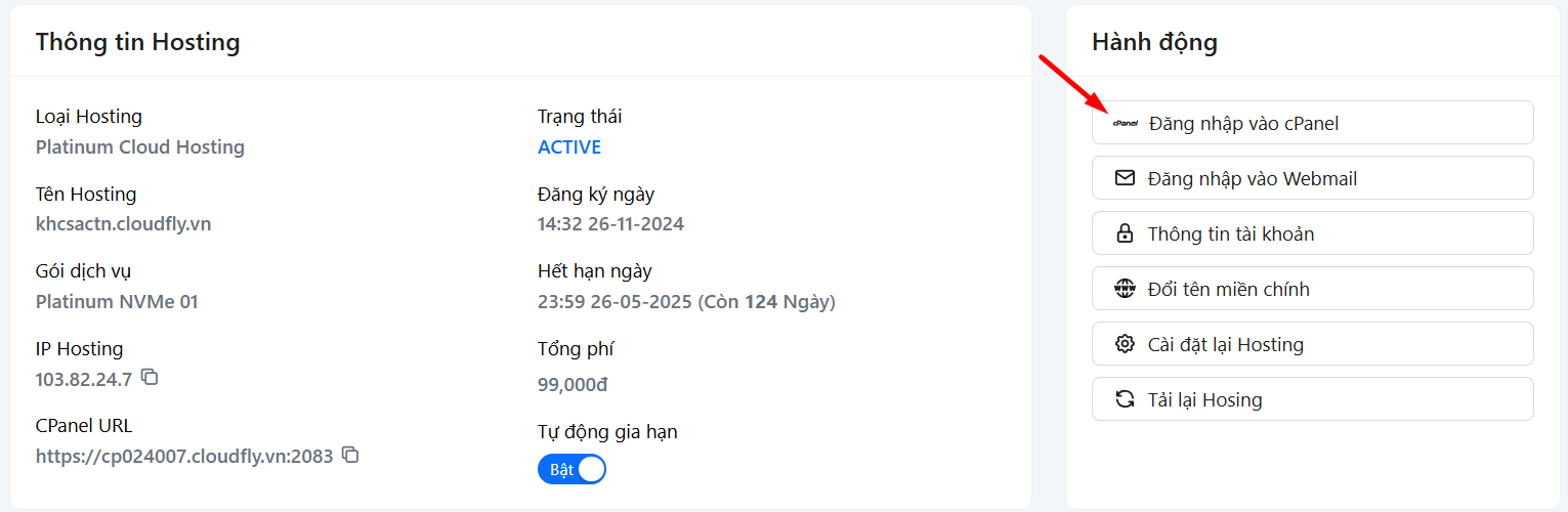 hướng dẫn đặt mật khẩu thư mục trên cpanel hosting 1