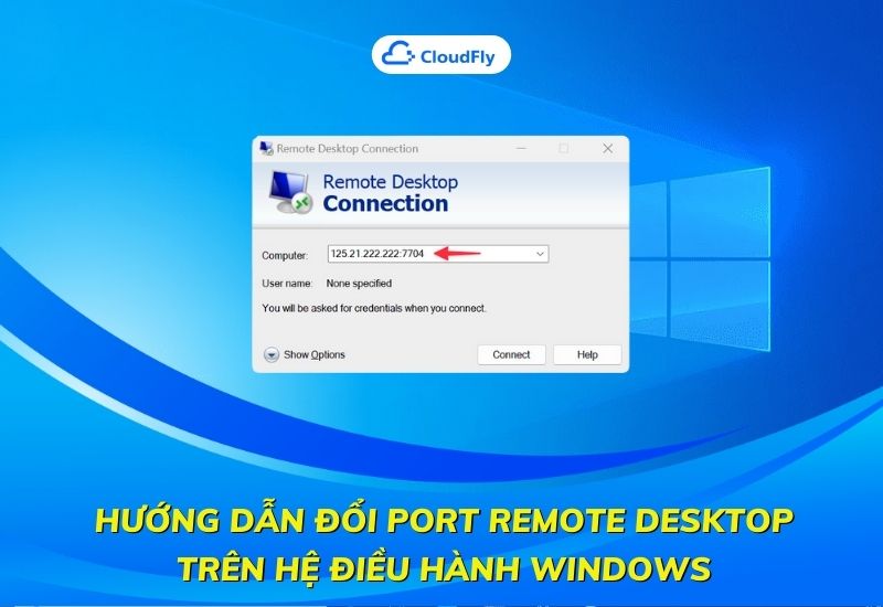hướng dẫn đổi port remote desktop trên hệ điều hành windows