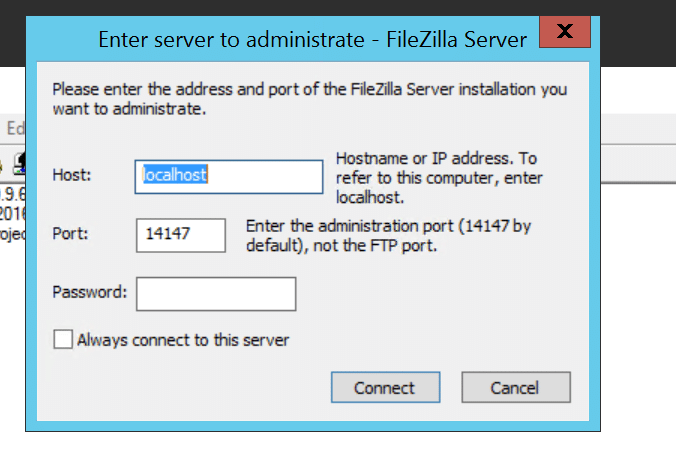 hướng dẫn kết nối ftp bằng phần mềm filezilla 1