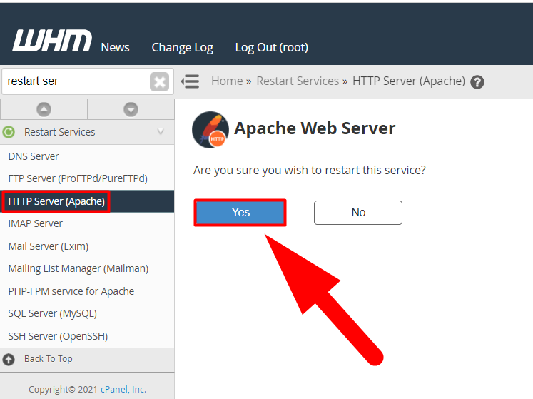 hướng dẫn khắc phục lỗi 503 trên hosting cpanel mới 2