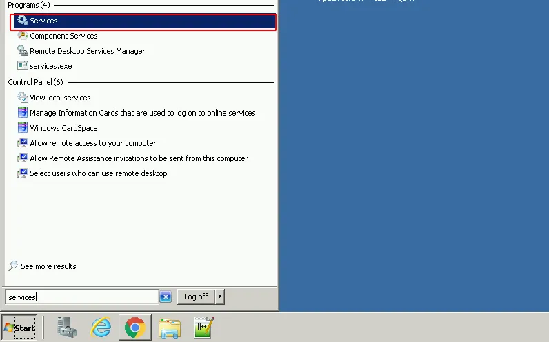 hướng dẫn restart service rdp 1