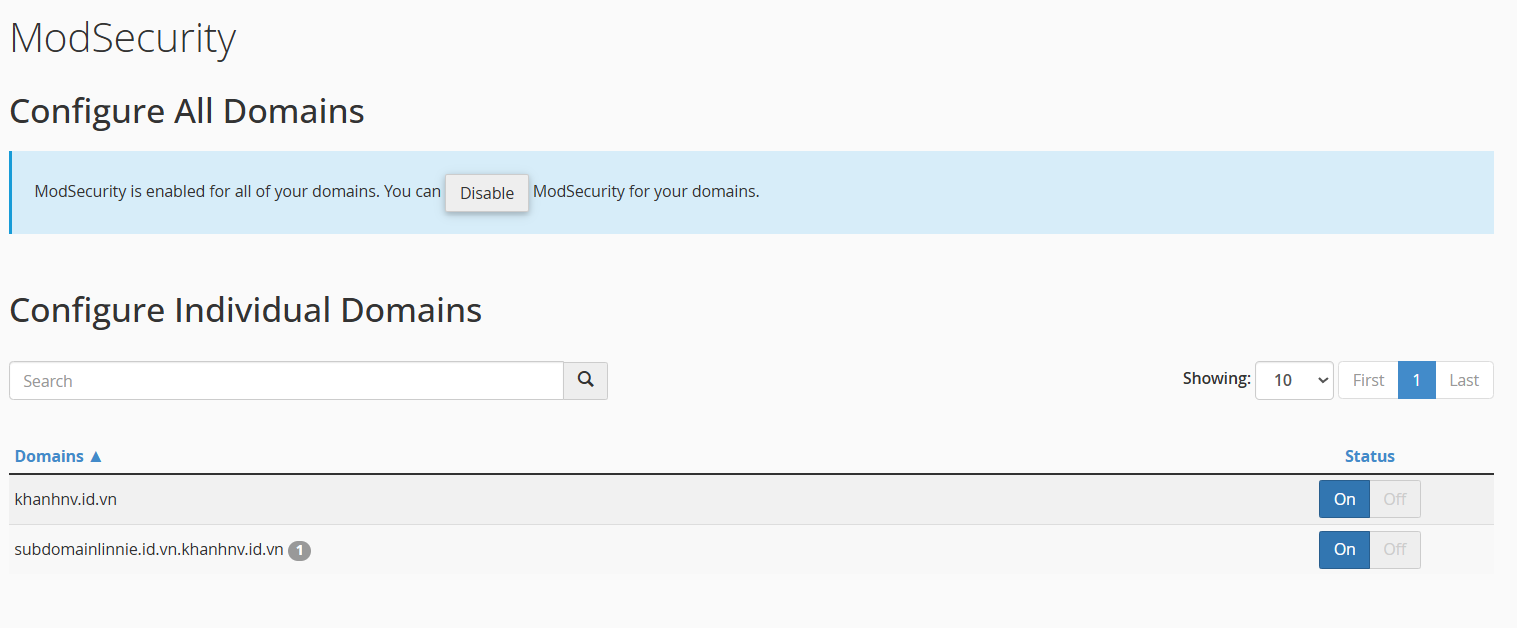 hướng dẫn sử dụng modsecurity trên cpanel hosting 4