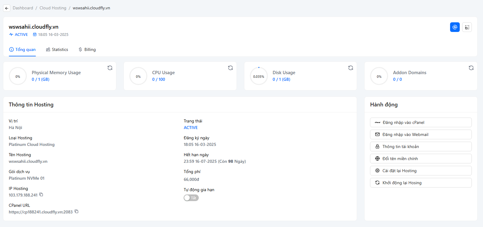 hướng dẫn sử dụng tính năng secure folder trên cloud hosting tại cloudfly 1