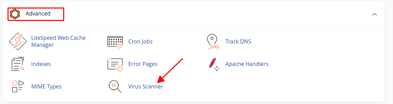 hướng dẫn sử dụng virus scanner trên cpanel hosting 2