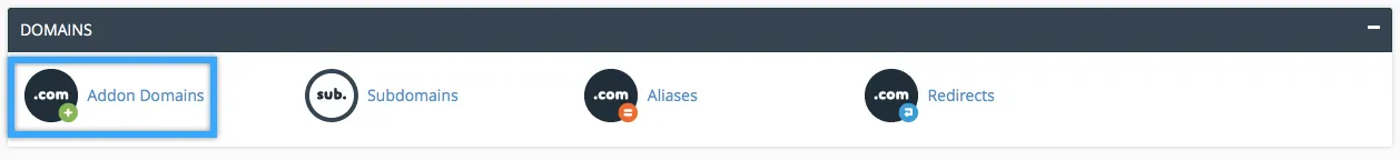 hướng dẫn tạo addon domain trên cpanel 1
