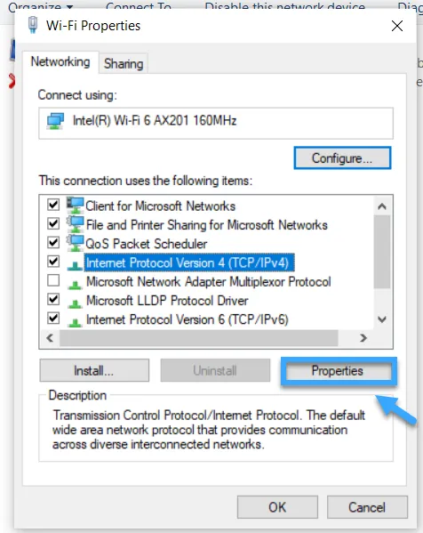 hướng dẫn thay đổi dns 1.1.1.1 2