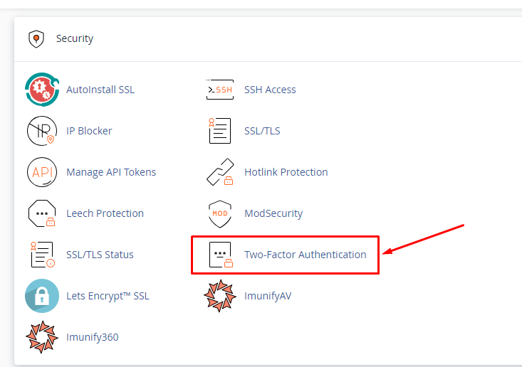 hướng dẫn thêm xác thực hai bước khi truy cập vào cpanel của hosting 2