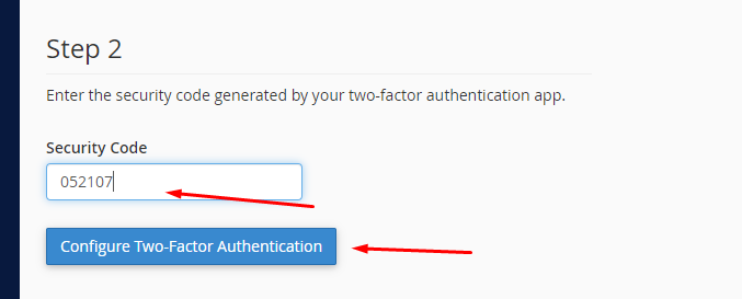 hướng dẫn thêm xác thực hai bước khi truy cập vào cpanel của hosting 6