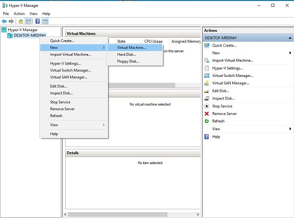 hướng dẫn triển khai hyper-v 2