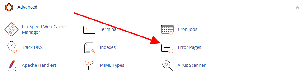 hướng dẫn tùy chỉnh error pages trên cpanel hosting 2