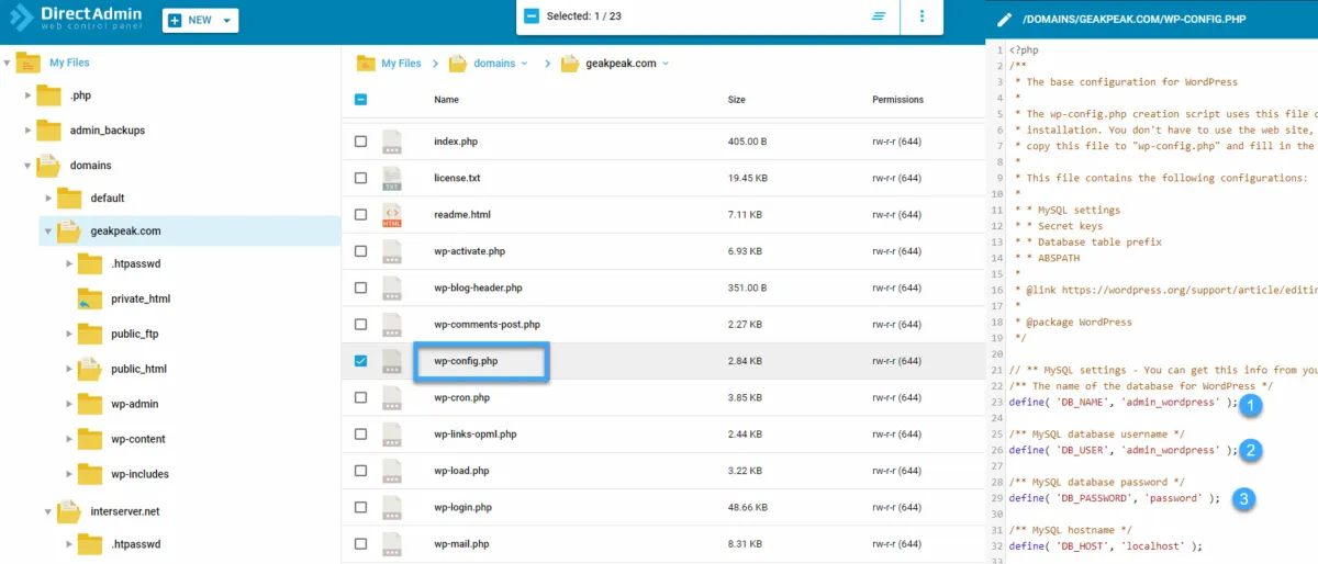 kết nối mã nguồn website với database 