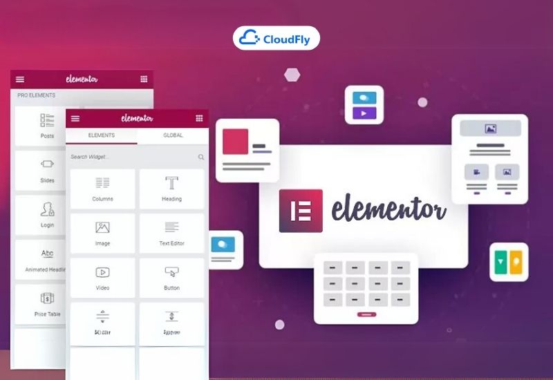 page builder kéo thả elementor