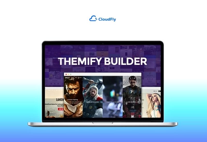 page builder kéo thả themify builder