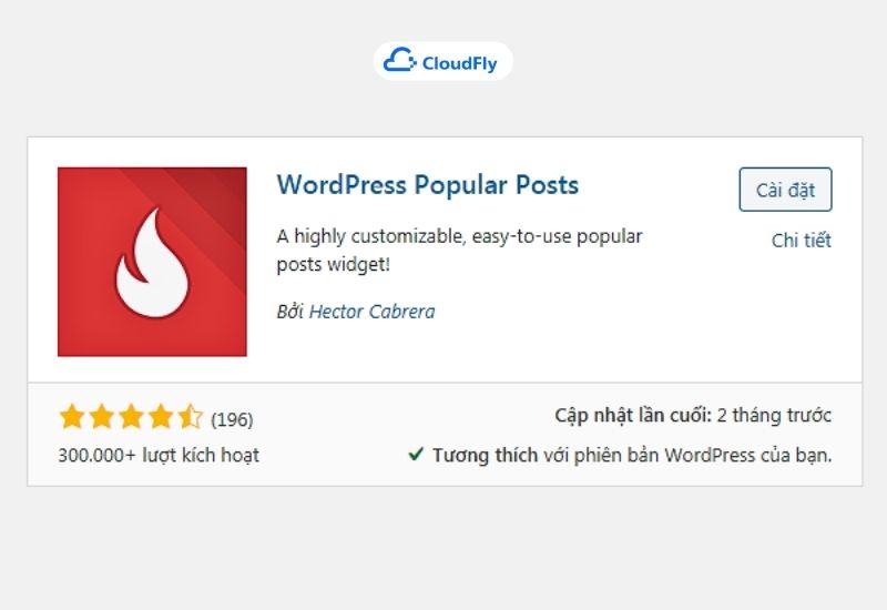 plugin bài viết liên quan wordpress popular posts