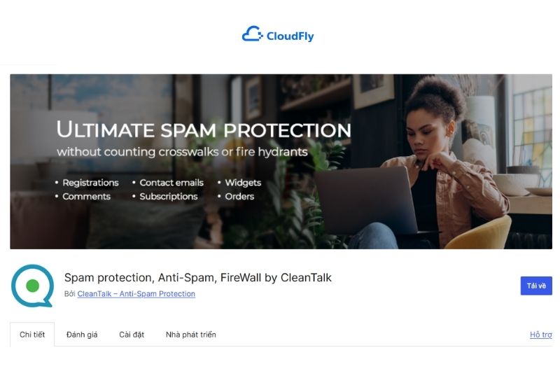 plugin chống spam wordpress Spam Protection, AntiSpam, FireWall by CleanTalk