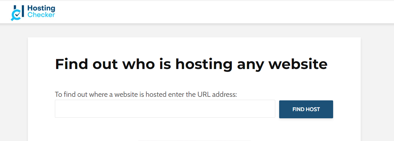 sử dụng công cụ hostingchecker.com