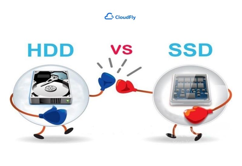 sự khác biệt giữa ssd host web và hdd host web