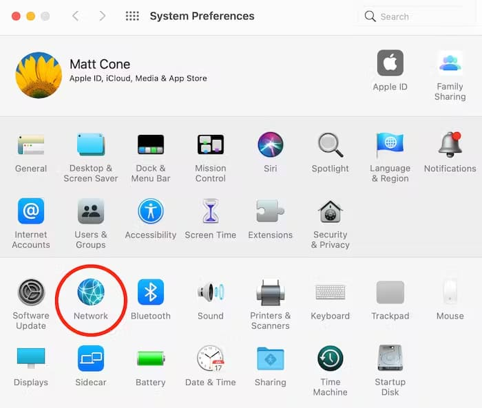 thay đổi dns 8.8.8.8 trên macos 1