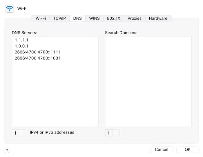 thay đổi dns 8.8.8.8 trên macos 3