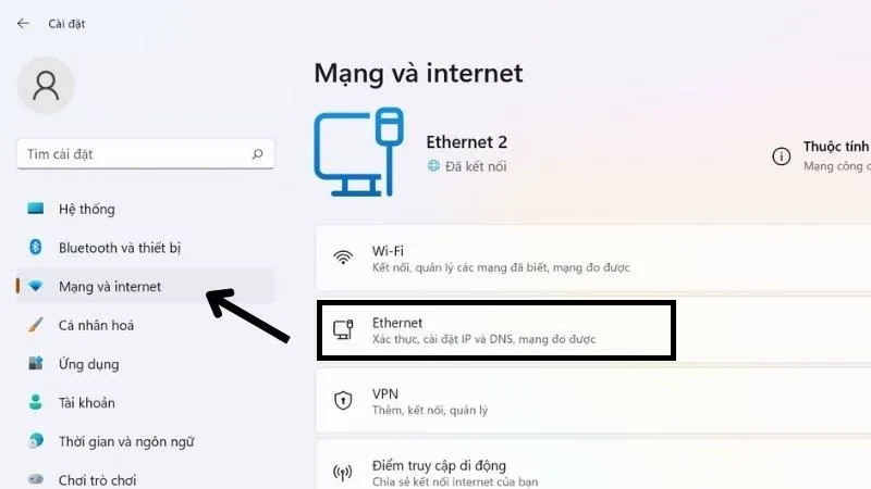 thay đổi dns 8.8.8.8 trên windows 11 1