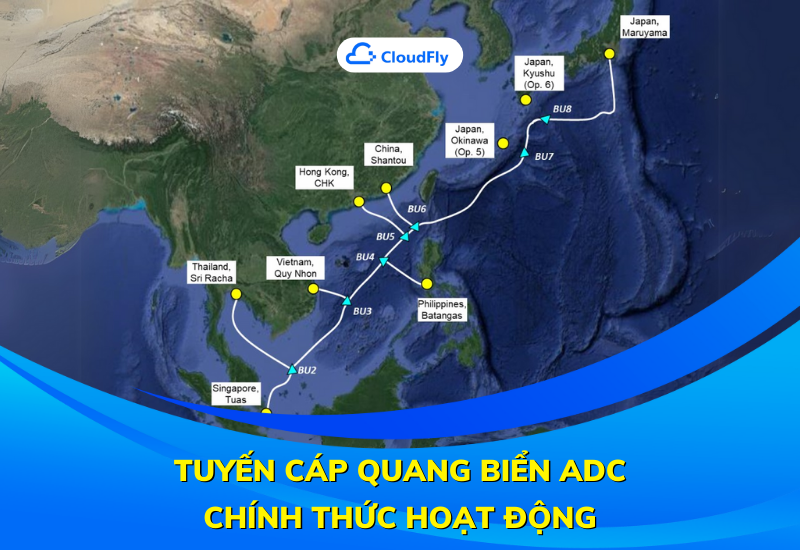 tuyến cáp quang biển adc chính thức hoạt động